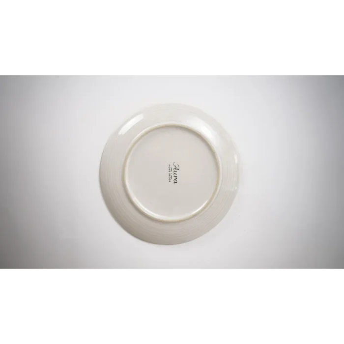 Beige Spiral Small Plate