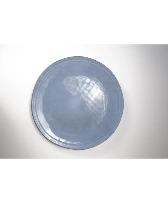 Blue Small Plates with One Circle