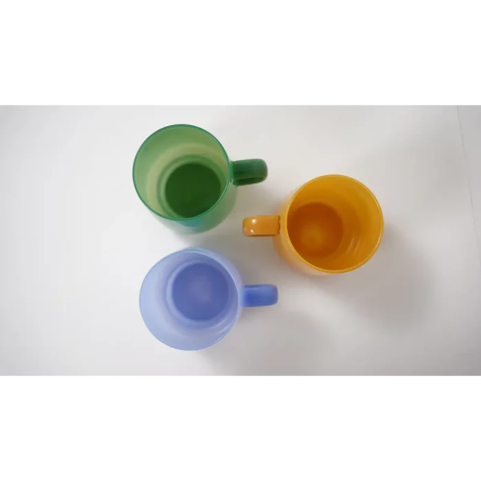 Borosilicate Nescafe Glass Cup (Dark Green)