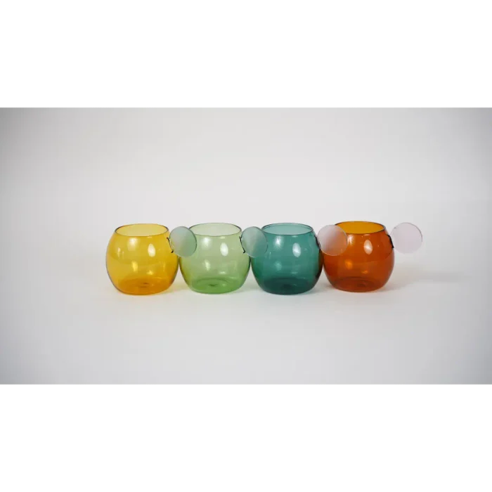 Dark Amber Borosilicate Coffee Cup