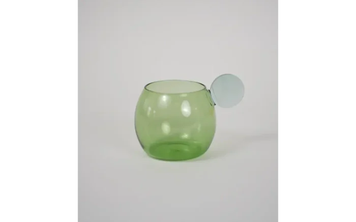 Green Borosilicate Coffee Cup
