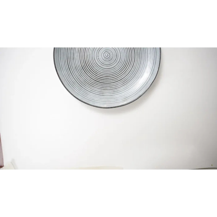 Light Blue Spiral Small Plates