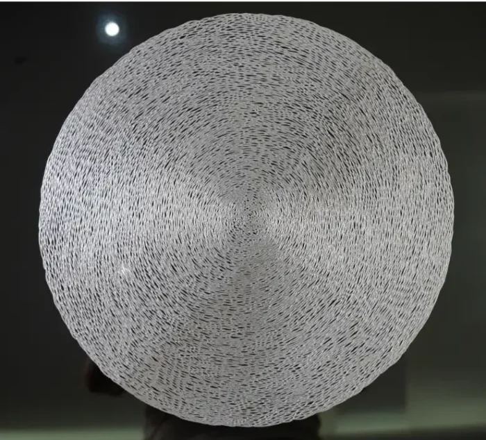 Round Star Silver Sous-Plats