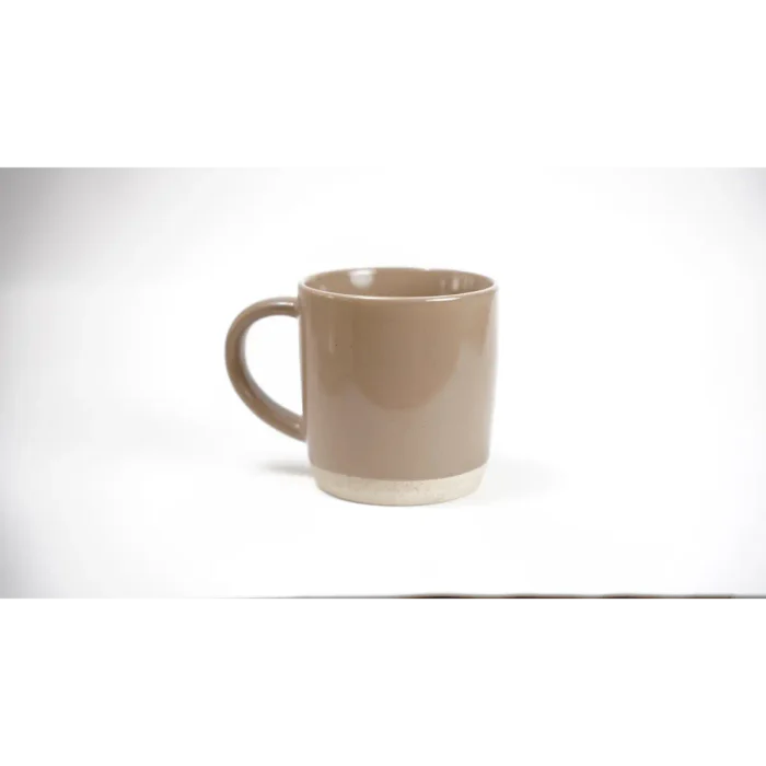 Set of 6 Brown Mugs