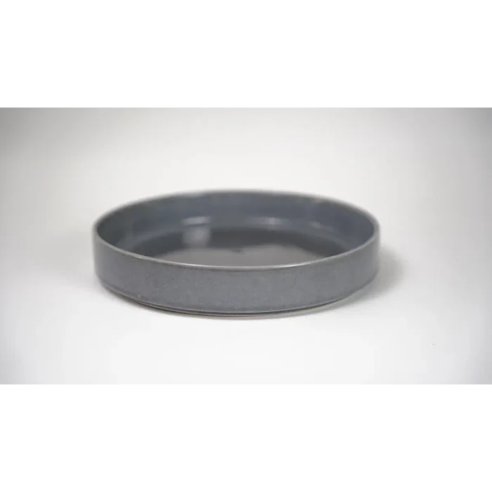 Set of 6 Gray Japanese Style Deep Plates