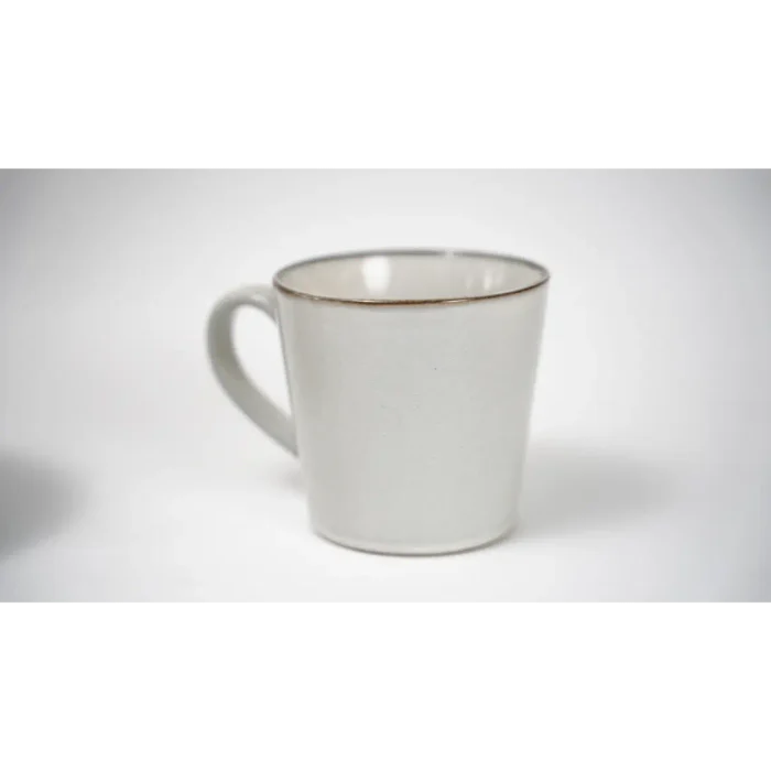 Set of 6 Wide Light Blue Mugs