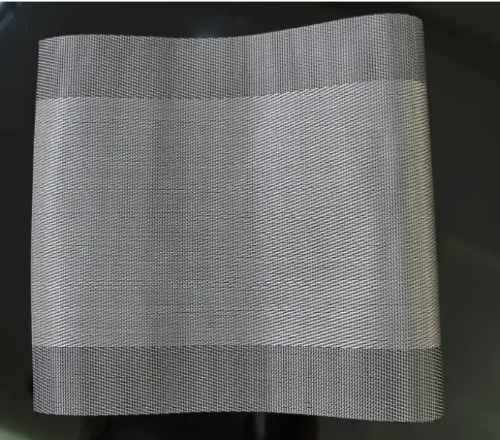 Silver Small Two-Tone Table Runner